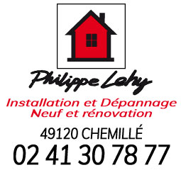 Philippe LEHY Sarl : plomberie chauffage électricité autour de Chemillé en Anjou